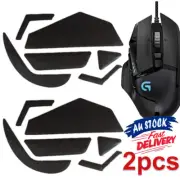 2pcs Black Hotline Games Mouse Logitech Gaming Competition Feet Skates G502