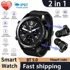 1.28 inch Round Fitness Smart Watch Health Monitoring with Bluetooth Earbuds CN
