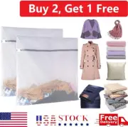 Fine Mesh Laundry Bag Durable Honeycomb Mesh Laundry Bag Travel Storage Gray USA
