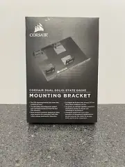 Corsair Dual SSD Solid State Mounting Bracket 3.5" CSSD-BRKT2 Black PC Parts