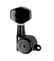 Genuine Hipshot 7 string 4x3 Enclosed Black Griplock locking tuners NEW
