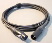 Gotham Audio GAC-4/1 Starquad | 2 FT | Gold Male XLR to Female XLR Mic Cable