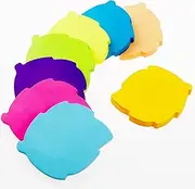 Sticky Notes, 560 Sheets 3 × 3 Inches Leaves Shape Self Sticky Notes Pad, Colour Sticky Notes, Bright Colors Self-Stick Pads for Home Office Notebook(8 Color)