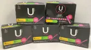 U By Kotex Click Compact Unscented Tampons-Super & Regular Absorbency, 150ct