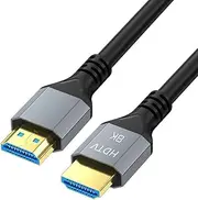 Ysyaxsyt Premium 8K -Compatible 2.1 Video Cable for PC, Laptop, Projector, 48Gbps High Speed, Supports 4K@120Hz and 8K@60Hz