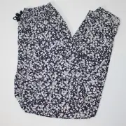 H&M Girl's Multi-floral Print Pull-on Harem Style Pants size 12-13 NWT