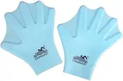 Amazing 1 Pair Swimming Webbed Gloves Adult Swimming Finger Fin Hand Paddle Wear Silicon Swimming Diving Glove Equipment Surfing Fins