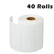 40ROLLS Direct Thermal 750 Address Labels/Roll 4"X2" For Zebra LP-2844 GC420T