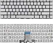 [SUNMALL] Replacement Keyboard Compatible with HP 14-CK 14-CD 14-CM 14-DG 1 Black US Layout (Silver Without Backlit)