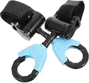 Kisangel 2 Pack Rotating Stroller Hooks Stroller Bag Hooks for Hanging Shopping Diaper Bags