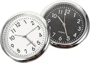 iplusmile 1set Car Clock Automobile Clock Clocks Car Decor Clock for Accessories for Interior Pendant Stick on Clock Car Dash Clock Car Dashboard Clock Car Digital Clock 2pcs