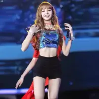 在飛比找蝦皮購物優惠-lisa同款褲子舞蹈blackpink韓國女團安全跳舞高腰黑