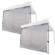 2x Adventure Kings Gazebo Side Wall 2.85x2.85m Waterproof Portable waterproof
