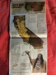 LAND OF MANY LANGUAGES NATIVE AMERICAN HISTORY MINI POSTER NOVEMBER 2019 CALIF