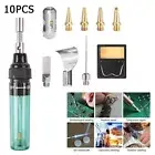 Set Soldering Iron Butane Soldering Iron Cordless Welding Torch Useful