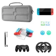 MOSISO Accessory Kits Compatible with Nintendo Switch Game Card Case Storage Bag