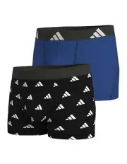 [Adidas] Active Flex Cotton Trunk Underwear 2 Pack in Multi
