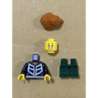 在飛比找蝦皮購物優惠-LEGO 樂高 人偶 萬聖節 黑色骷髏衣小女孩 40423