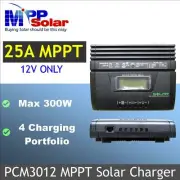 MPP Solar PCM3012 300w 25A 12v MPPT solar charge controller regulator