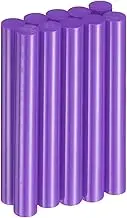 uxcell 10pcs Hot Glue Sticks 0.43" Dia x 3.94" Long EVA Mini Hot Melt Adhesive Glue Stick for Hot Melt Gun Wood Plastic Glass Flowers Fabrics Foam, Purple