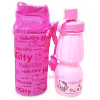 在飛比找Yahoo奇摩購物中心優惠-asdfkitty*特價 KITTY粉紅色直飲水壺+束口水壺