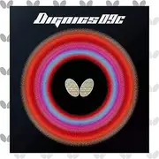Butterfly Dignics 09C Table Tennis Rubber - 1.9 or 2.1 mm - Red or Black - 1 Inverted Table Tennis Rubber Sheet - Professional Table Tennis Rubber - Rubber of choice for Timo Boll