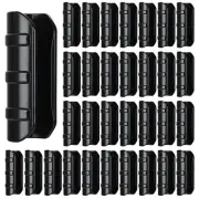 50 Pcs 3/4 Inch Plastic Greenhouse Clips Snap Clam Tube Clip for Sunshade Nets