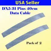 2x Data Cable for Mimaki JV33 JV5 Data Cable 31 Pins 40CM DX5 Printhead Solvent