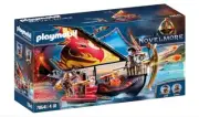 Playmobil Novelmore 70641 Burnham Raiders Fire Ship Construction Play Set NEW