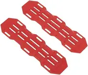 RC Car Sand Ladder Board RC Cars Ramp Board Easy Installation DIY Modified 1/10 Anti Skid Plateanti Slip Plate for Automobile, Red