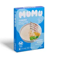 在飛比找PChome24h購物優惠-【MUMU】干貝鱸魚粥150gx2包/盒