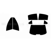 For Peugeot 607 4-door 1999-10 Full Pre Cut Window Tint Kit Front & Rear Film