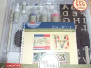 Scrapbooking / Paint Set, Cardstock, Chipboard, Glitter, Alphabet Kit