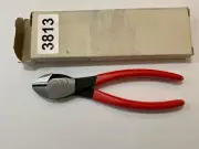 NOS Crescent 7” diagonal cutters red handles 542-7C USA made