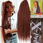 African X-pression Xpression 82" 100% Braiding Hair Color # 35 Burgundy Brown