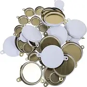 20 Sets Drum Cover Barrel Bung Cap Oil Barrel Plug Drum Cap Cover Plug Iron Sheet White