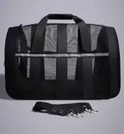 Luxe + Loli collapsible mesh duffel bag pet carrier M dog / cat