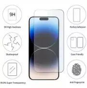 1X Tempered Glass Screen Protector For iPhone 11 , 11 pro, 11 pro max 15, 15 pro