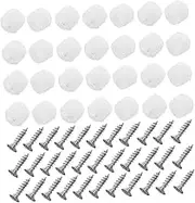 OSALADI Cabinet Door Hinge Mounting Screws 200pcs Plastic Dowels Hardware Hinge Screws Set