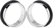 [GOMODBODY] (1 Pair) Stainless Steel Single Flare Double Flare Flesh Tunnel Gauge Ear Plug Ear Piercing available size 8g (3mm) to 1 1/8" (50mm)
