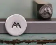 SUPPLY GUY 5mm Mountain Peak Metal Punch Design Stamp SGCH-25
