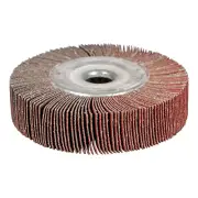 10 Pack 4" x 1" x 5/8" Inch 120 Grit Bench Pedestal Grinder Unmounted Flap Wheel