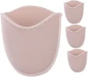 Generic 2 Pairs Soft Ballet Toe Pads for Women Comfortable Toe Protectors for Pointe Shoes High Heels Pointed Boots Enhanced Cushioning Slip Design Beige