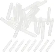 uxcell 1x19mm (IDxL) Rubber End Caps, 16 PCS Rubber Caps High Temp Tips Screw Silicone Flexible Thread Protector for Pipes Screw Blots Tube Fishing Jigs