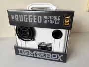 PELICAN DEMERBOX Portable Waterproof Bluetooth Speaker White DB1 BRAND NEW w Box