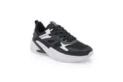 RedTape Men's Sports Walking Shoes - Black/White