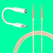 High Quality Type C to 3.5mm Audio Cable with DAC Chip + Aux Cable for HTC U12+
