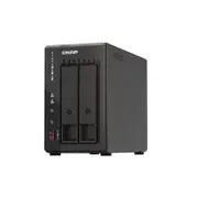 QNAP TS-253E-8G 2-bay desktop NAS, 4CORE 2.0GHz, onboard 8GB RAM, 2 x HDMI 1.4b, 2x M.2 2280 PCIe slots, 2x 2.5GbE, 2x USB 3.2