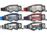 Scott Fury WFS Goggles W/Roll Off Film Anti-Stick System Mud Motocross MX/ATV