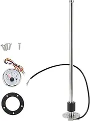X AUTOHAUX 425mm Fuel Sending Unit and Gauge Kit 240-33 Ohms 16.7" Boat Fuel Tank Sending Unit Fuel Water Level Sensor and Fuel Gauge for Boat Car Truck RV